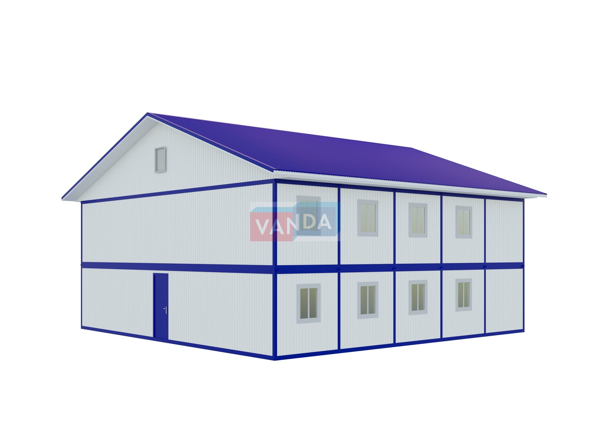 Проект модульный штаб строительства 12x12 ЛДСП